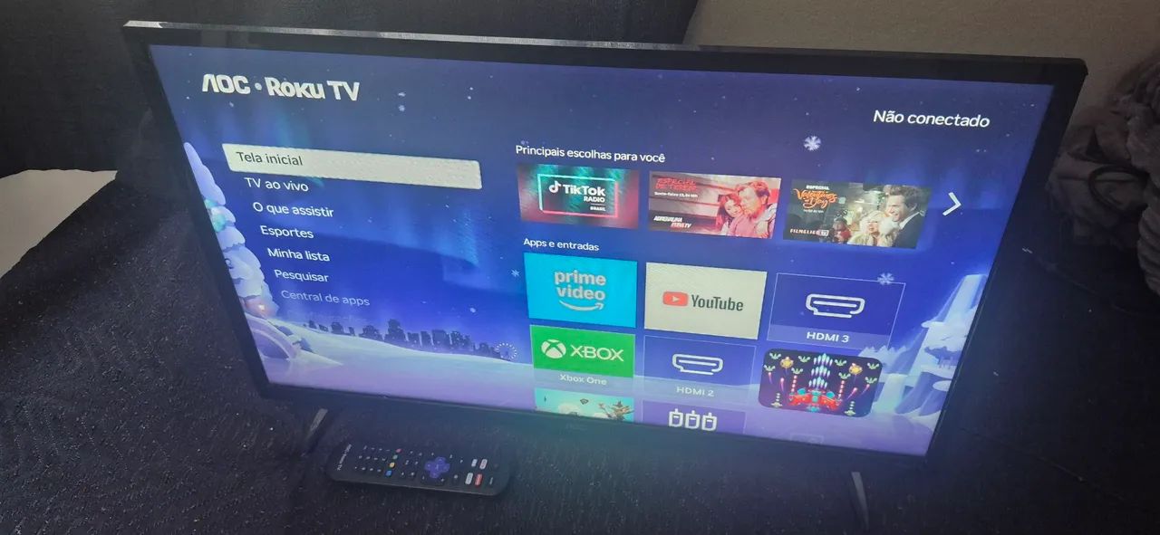 Vendo TV aoc ruku tv - Foto 3