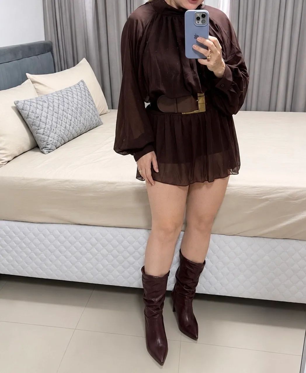 Vestido Marrom  - Foto 2
