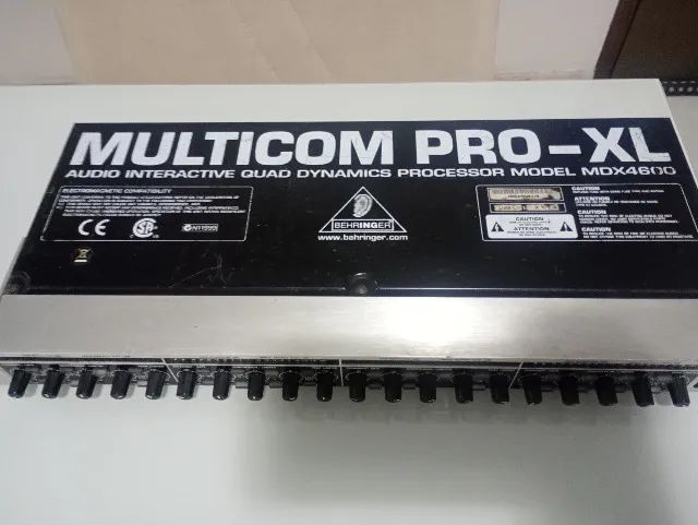 DOIS Behringer Compressor Multicom Pro-xl MDX4600 - Ler a descrição com ATENÇÃO - Foto 3