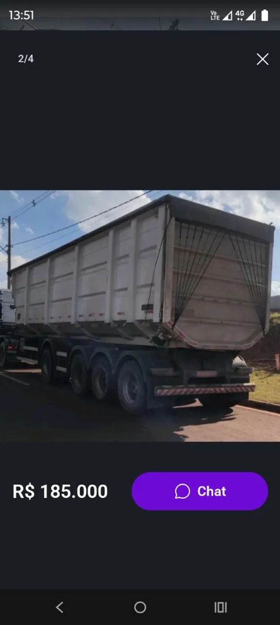 Carreta caçamba 4 eixo  - Foto 5