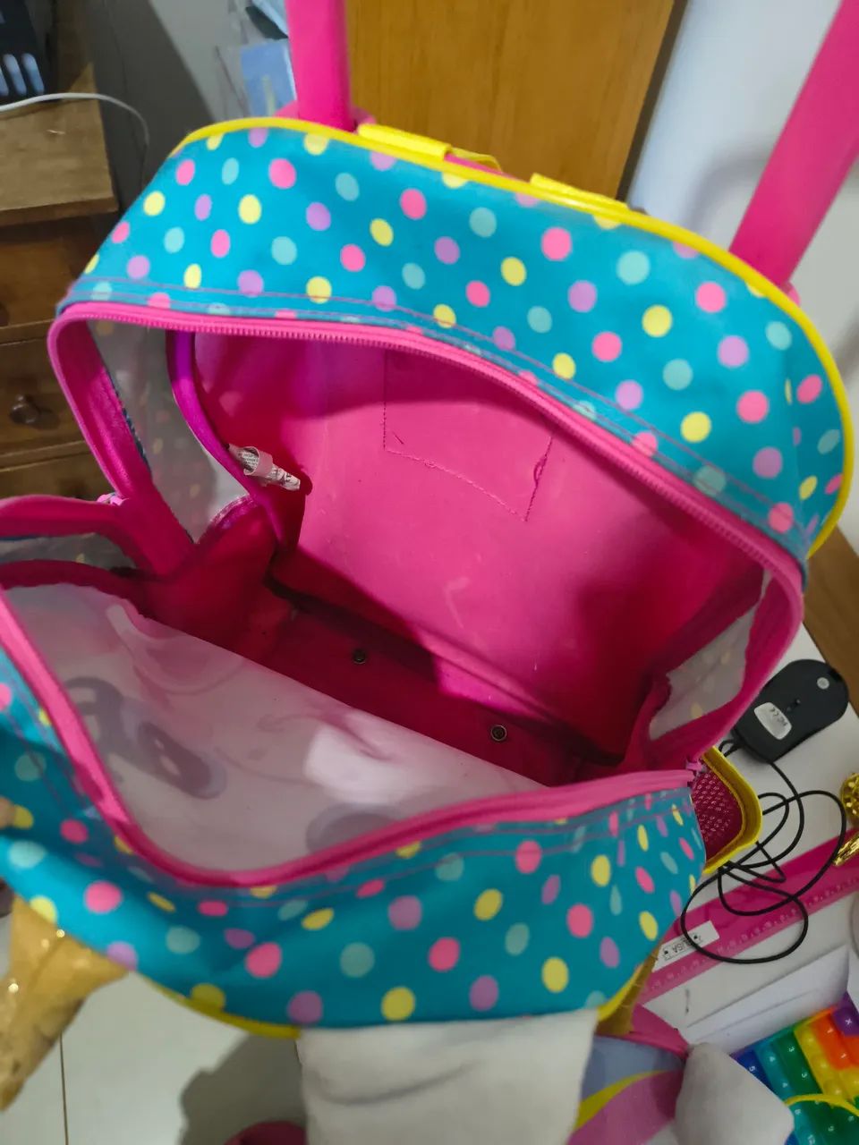 Mochila de rodinhas Sestini com lancheira  - Foto 4