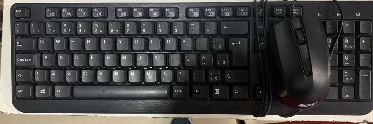 Kit teclado e mouse 