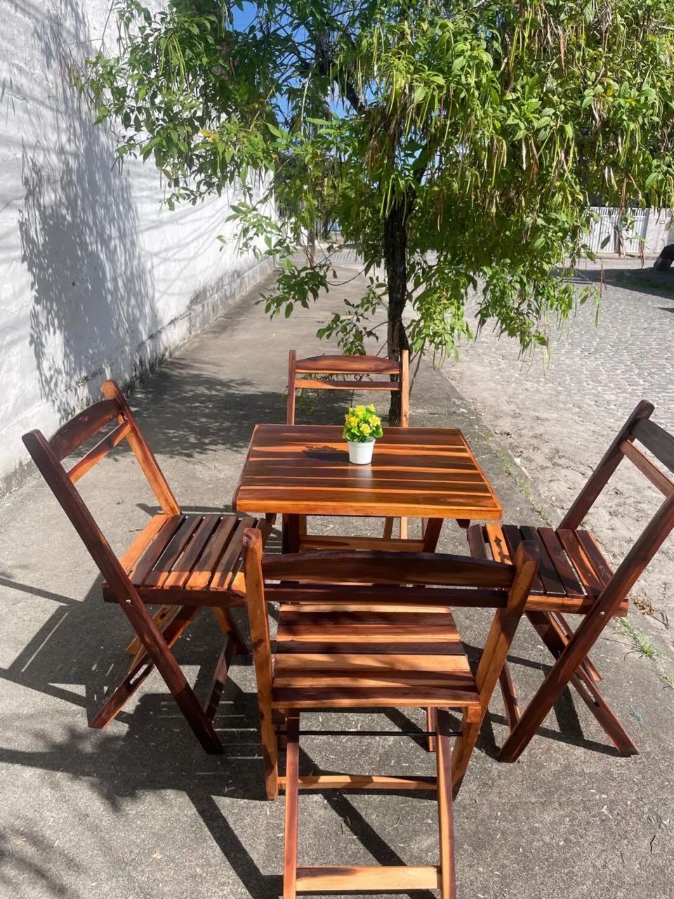 Mesa e cadeiras dobráveis  - Foto 2