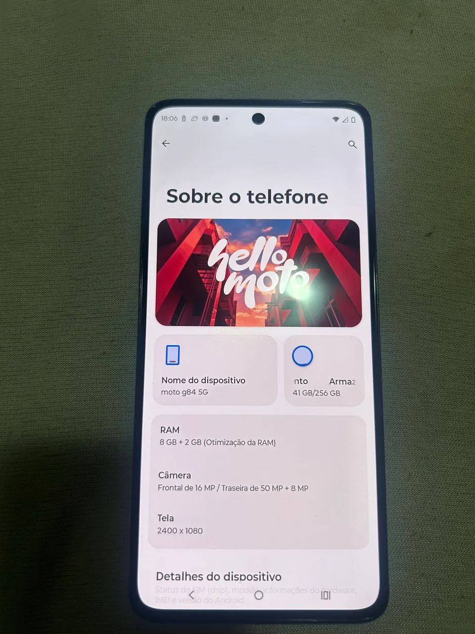 MOTO G 84 256 gb