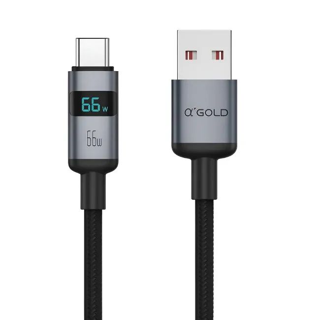 Cabo Usb-c 66W PD Display Led Inteligente A'Gold - Foto 2