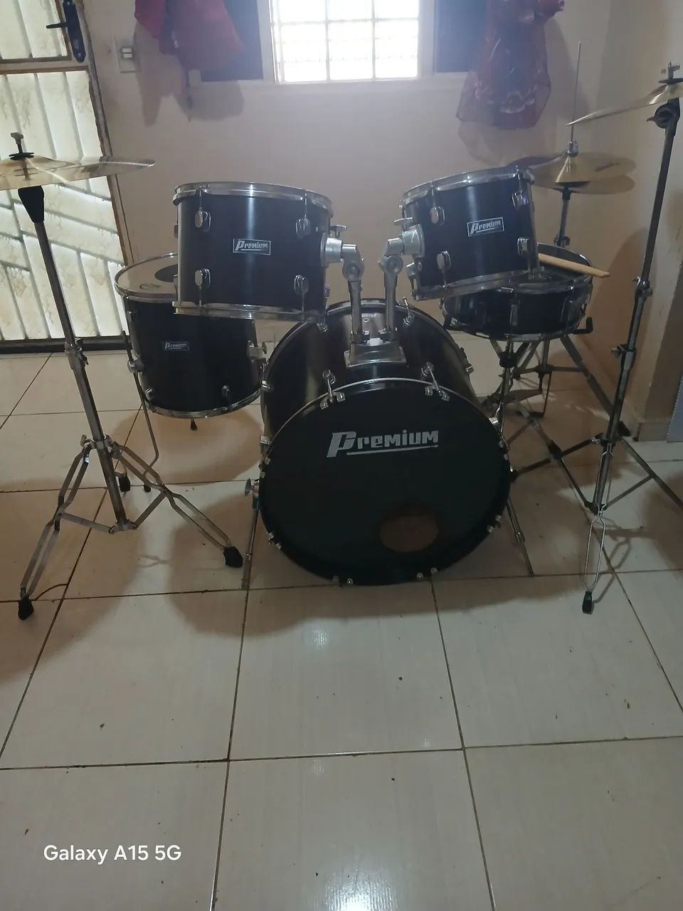 Bateria acústica completa Premium 