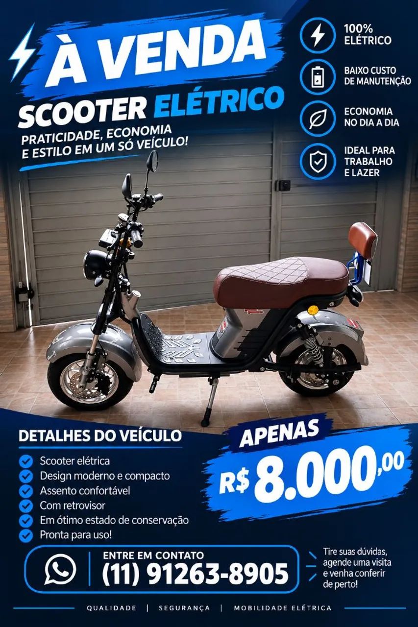 Scooter elétrica 