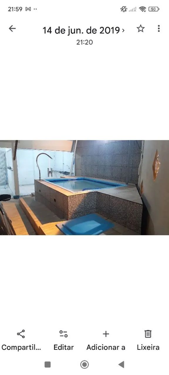 Piscina de fibra 