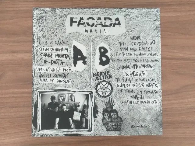 Lp Facada - Nadir - Vinil Branco Edição Limitada - Foto 2