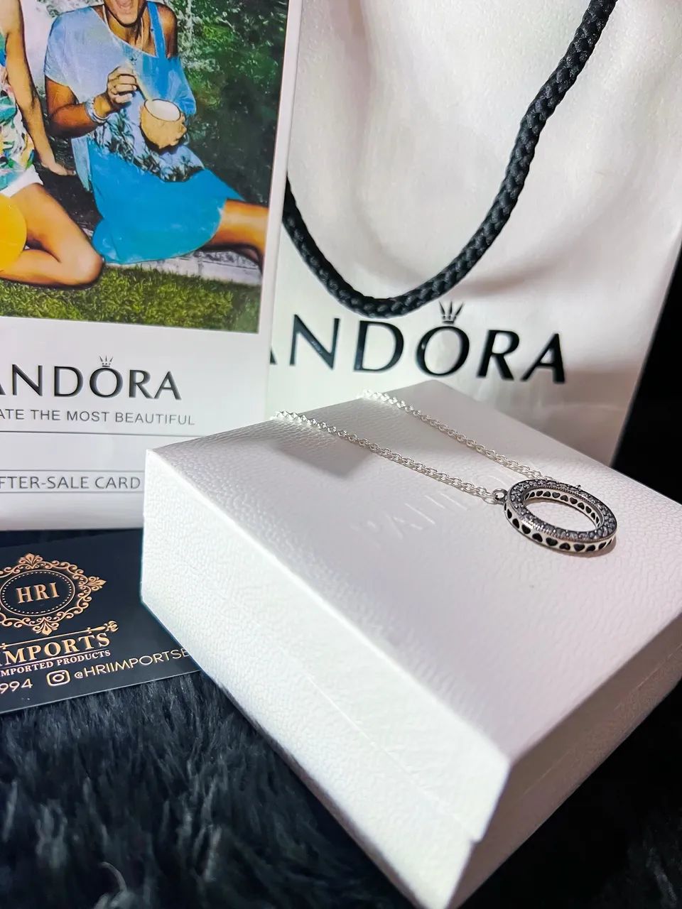 Colar Pandora círculo brilhante  - Foto 3