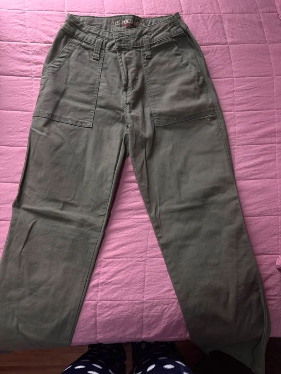 Calça U.S Polo verde militar 