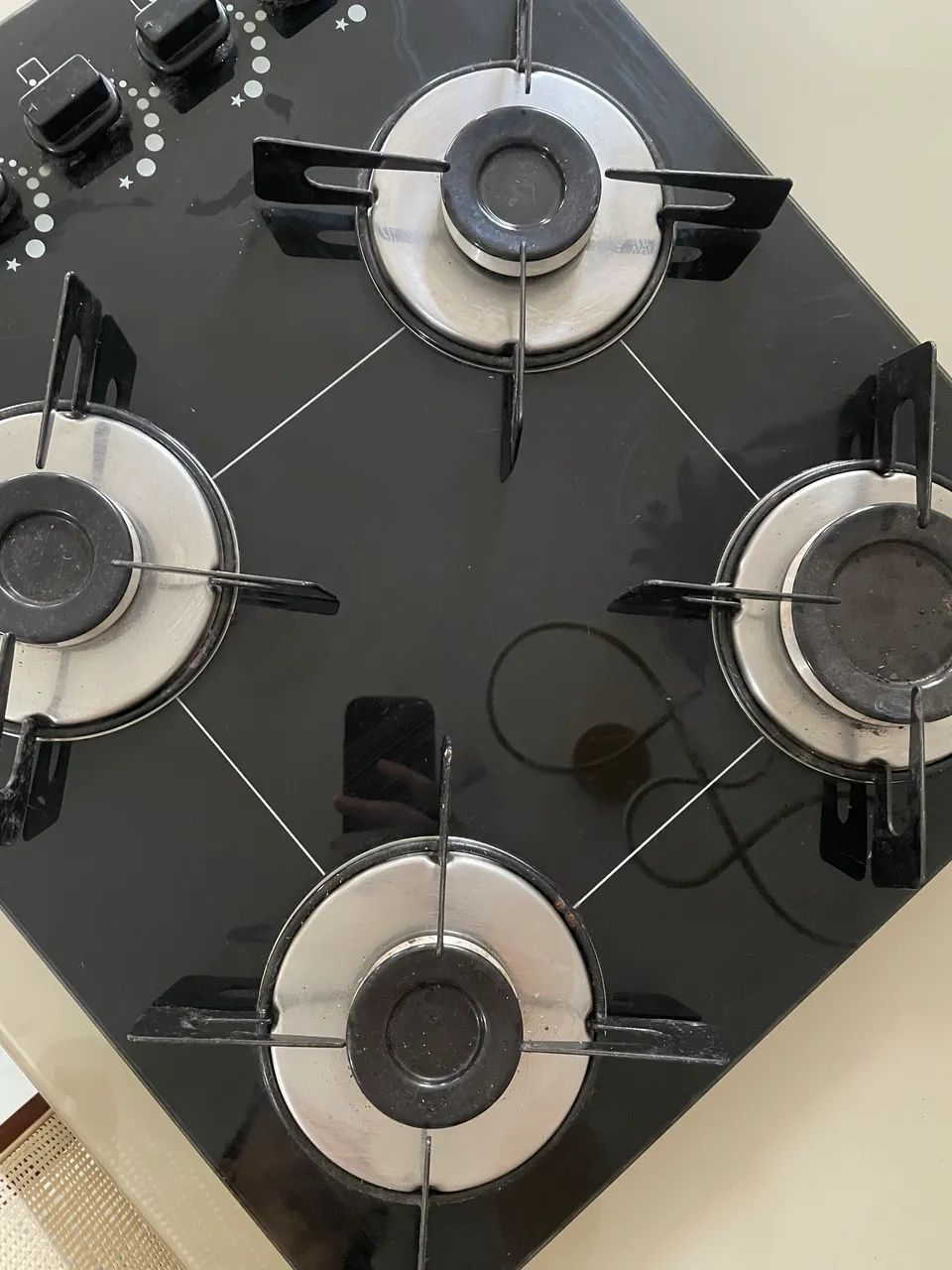 Fogão cooktop 4 bocas 