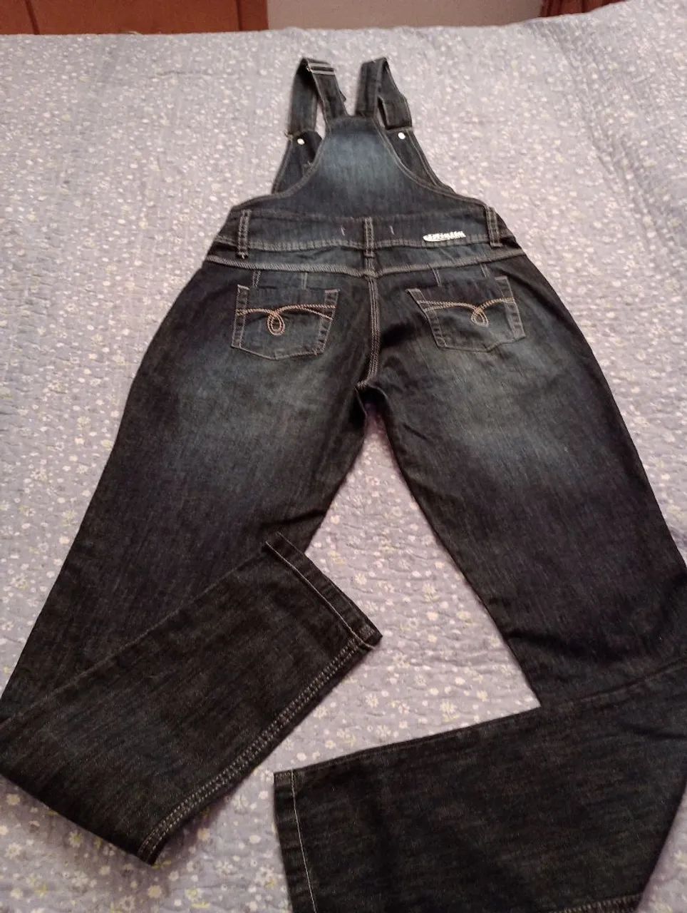 Jardineira jeans Nova Dgatte . - Foto 2