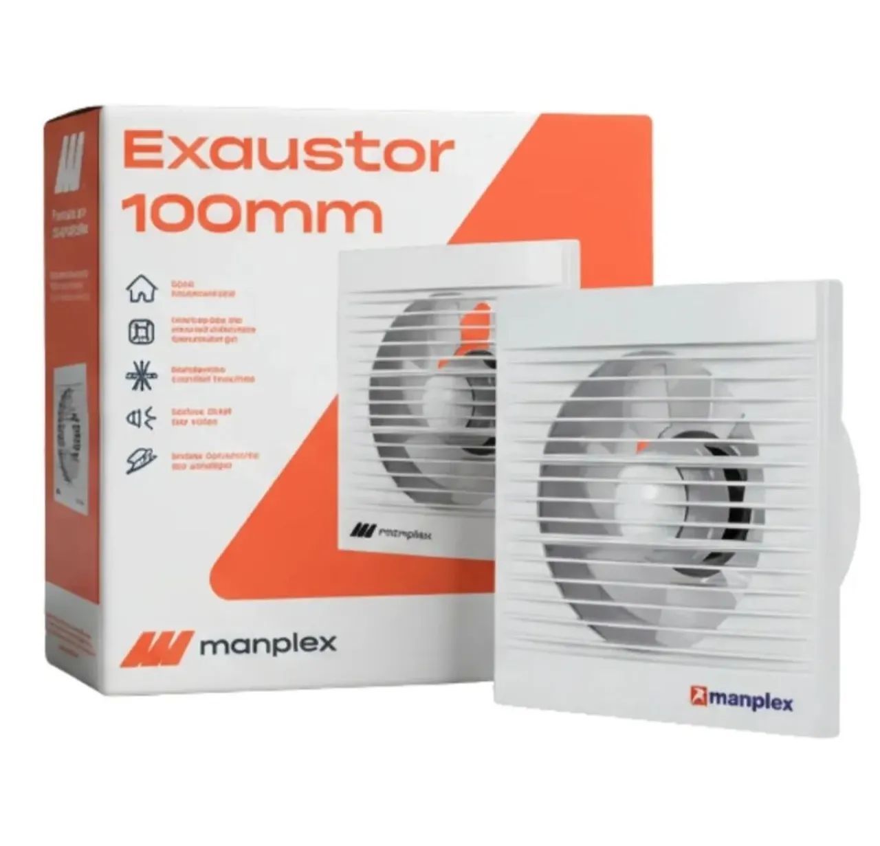 Exaustor 100mm para Banheiro 