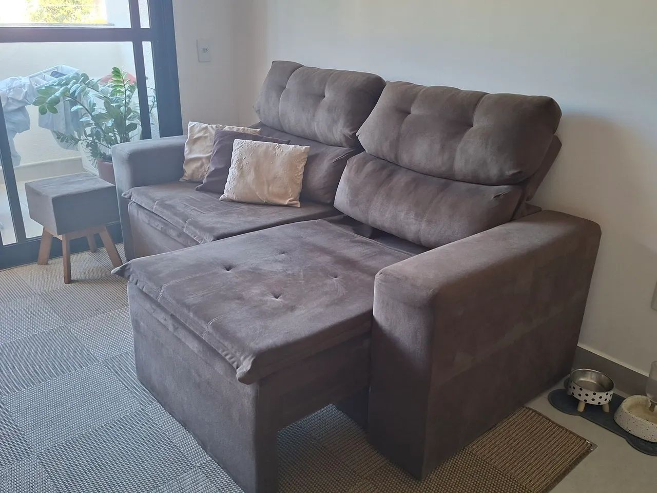 Sofa reclinavel em otimo estado - Foto 3