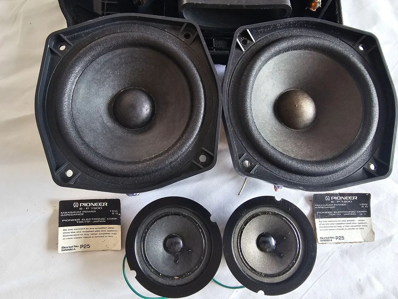 Woofers e Tweeters Pioneer 8 e 16 Ohms 