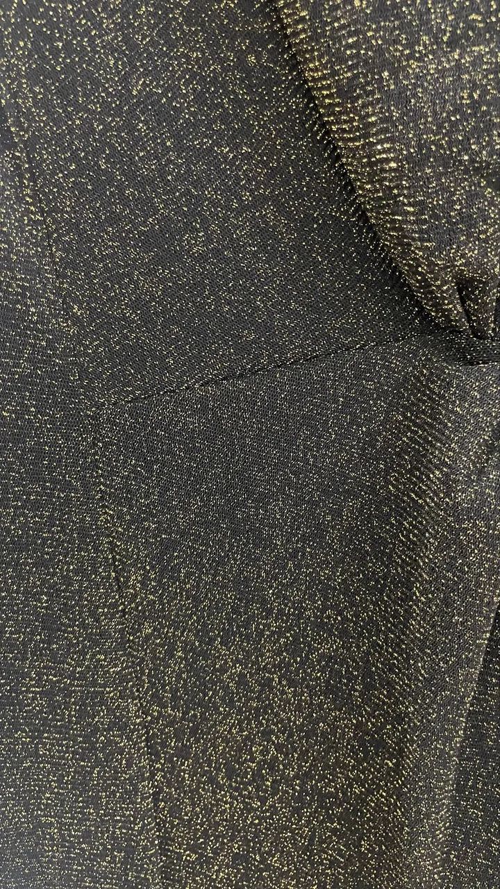 Vestido lurex preto com dourado  - Foto 5