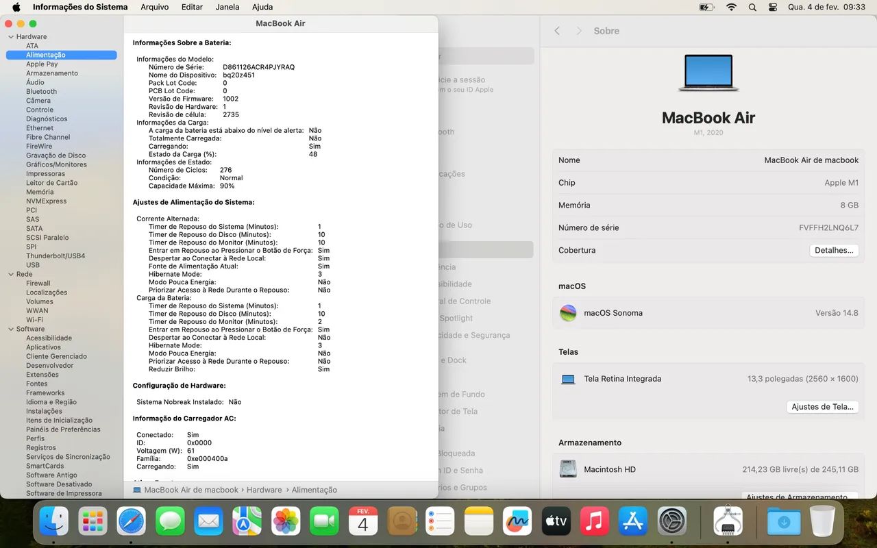 MacBook Air m1 prata - Foto 3