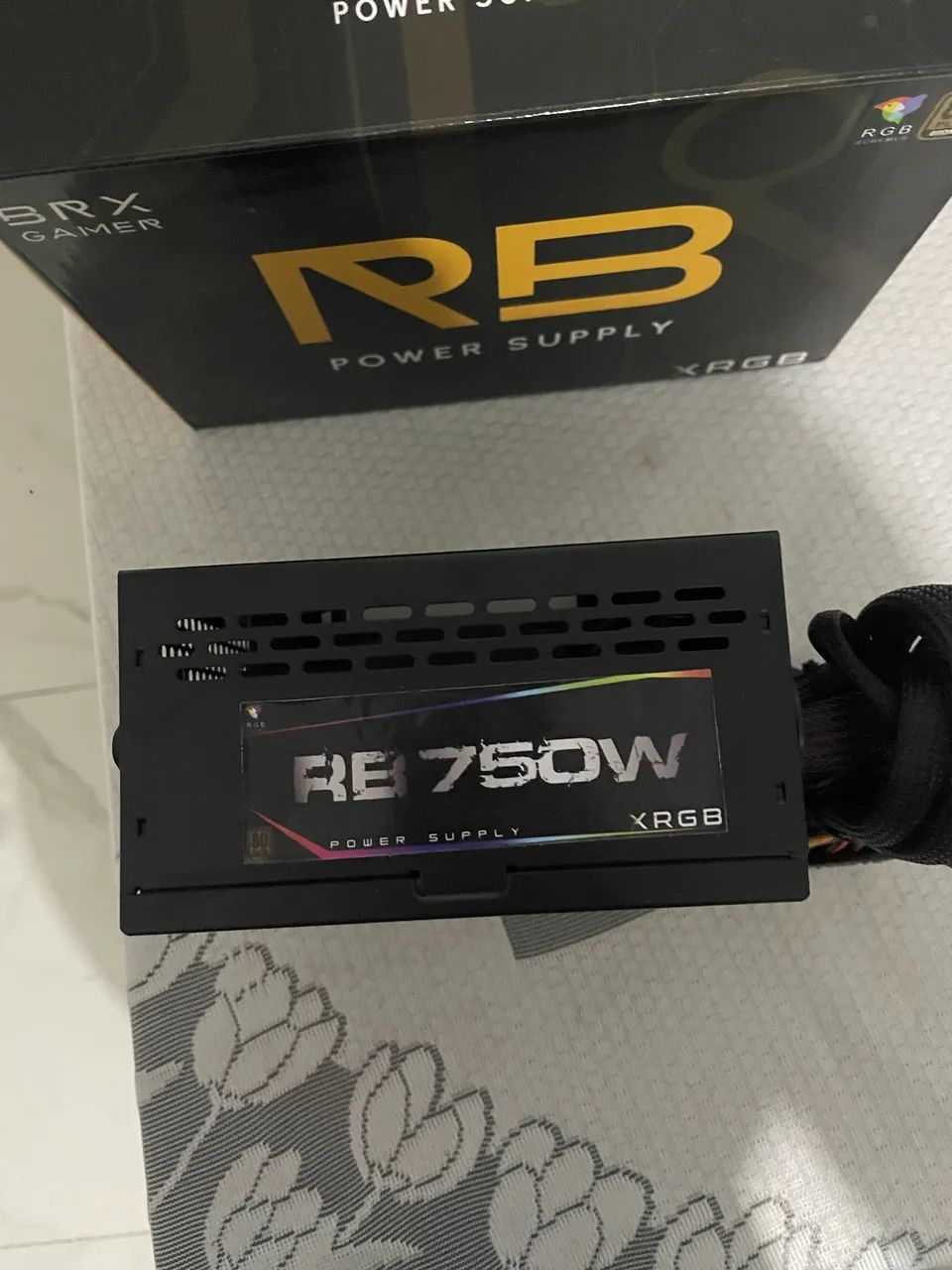 Fonte RB 750w plus bronze + pfc ativo (NOVA) - Foto 5