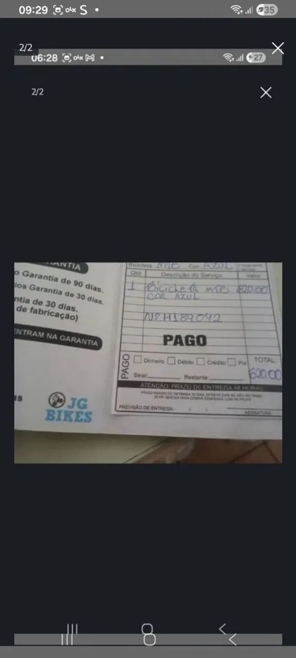 Bicicleta Aro 26 Seminova, com nota fiscal  - Foto 2