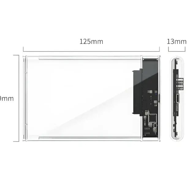 Kit 2 Cases USB 3.0 para HD Externo SATA 2.5" de Notebook - Foto 5