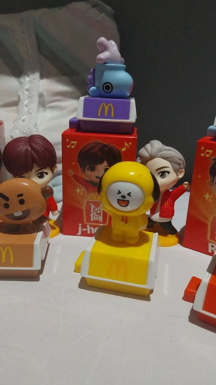Coleção BTS TinyTAN McDonald's + BT21 Completa | Colecionador