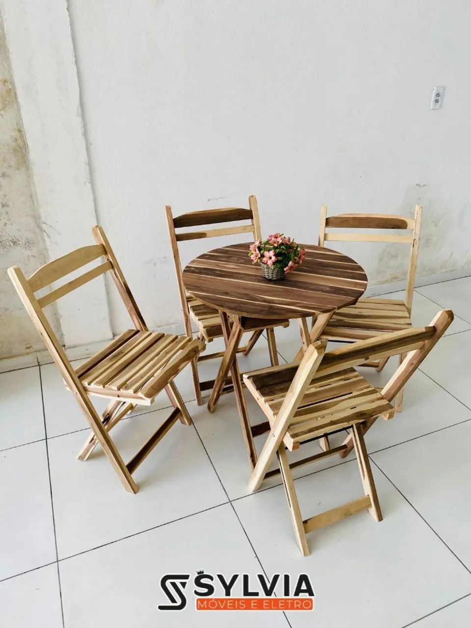 Conjunto dobrável sem verniz  - Foto 2