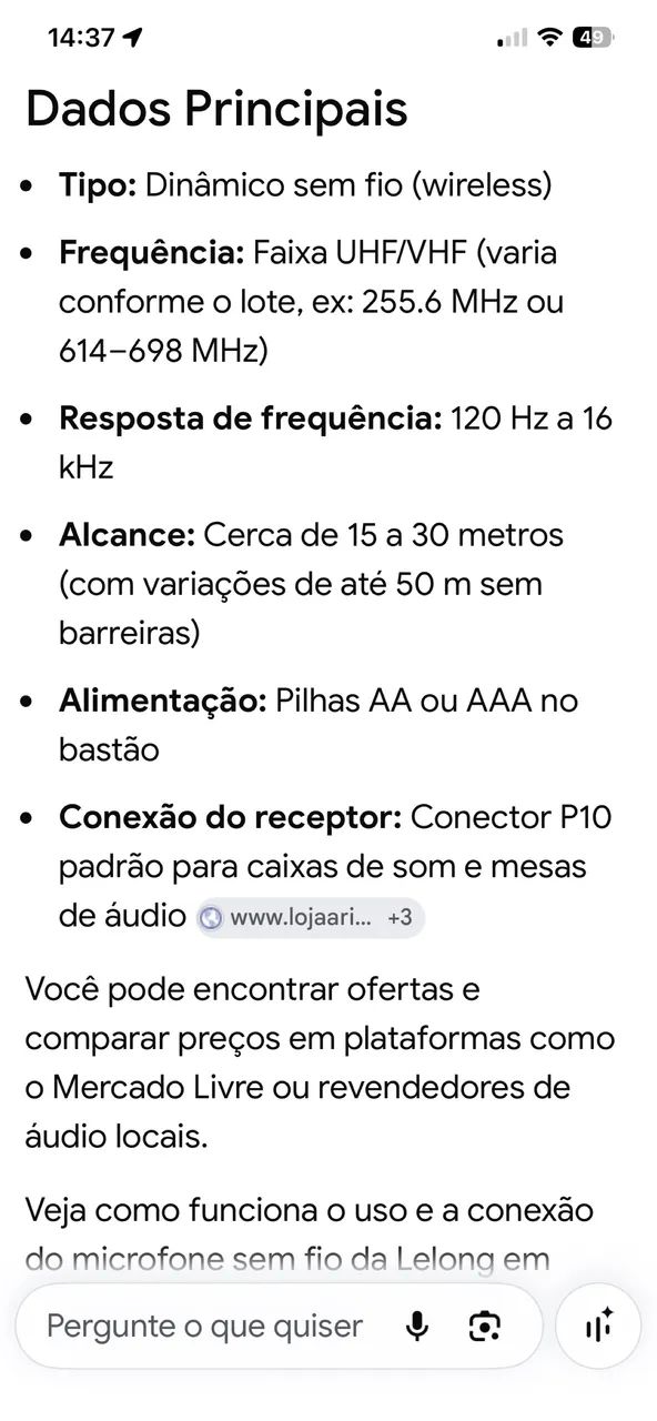 Vendo microfone sem fio  - Foto 2