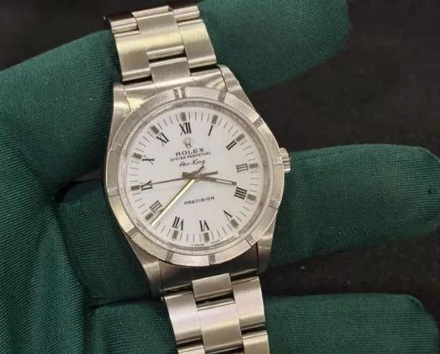 Rolex Airking Safira - Foto 4