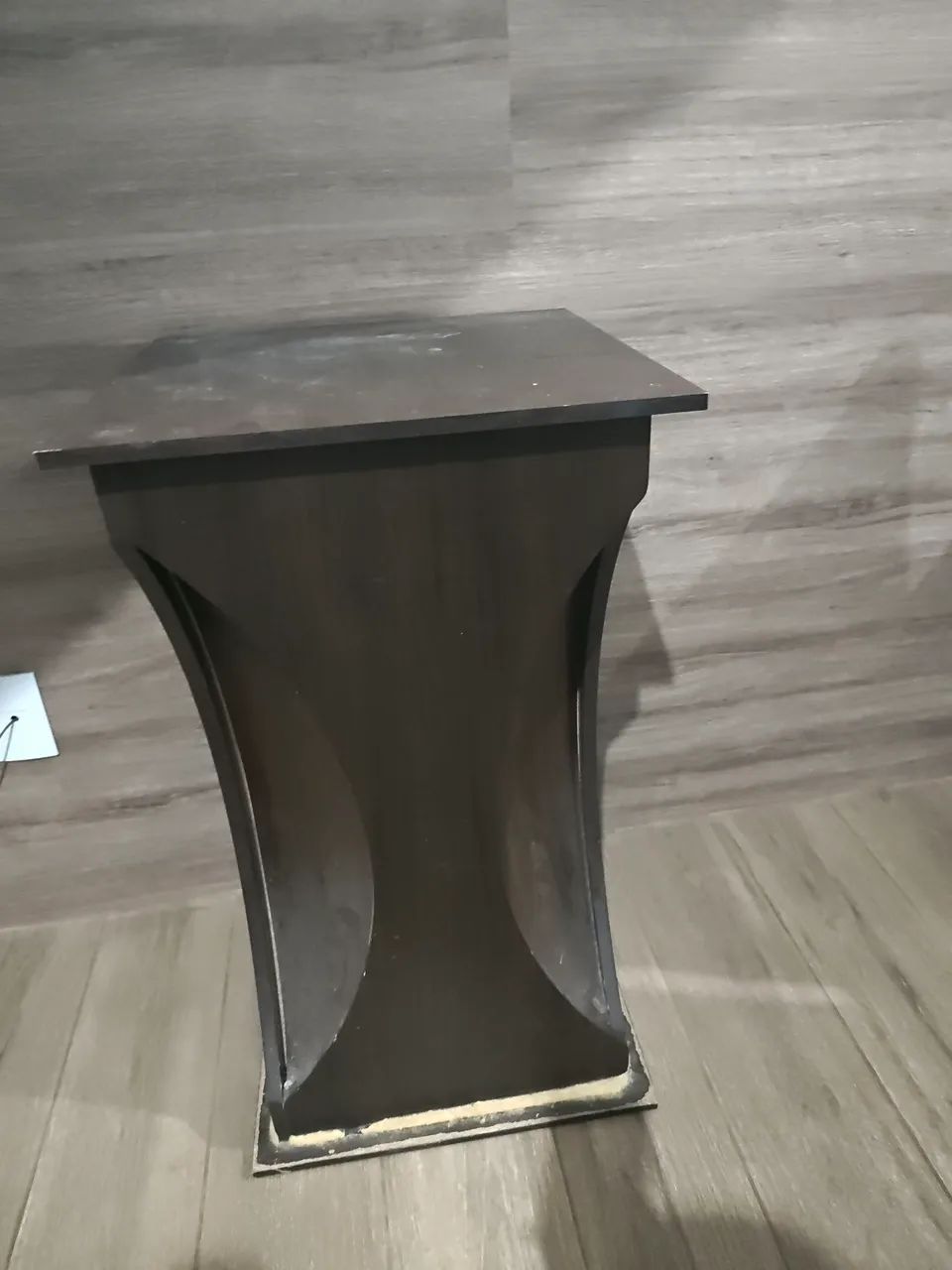 tampo de mesa de vidro madeira  - Foto 2