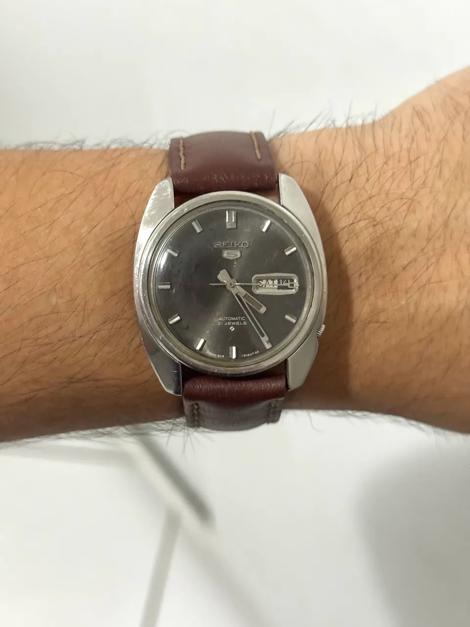 RELÓGIO SEIKO 5 AUTOMÁTICO 37mm 21 jewels - Foto 2