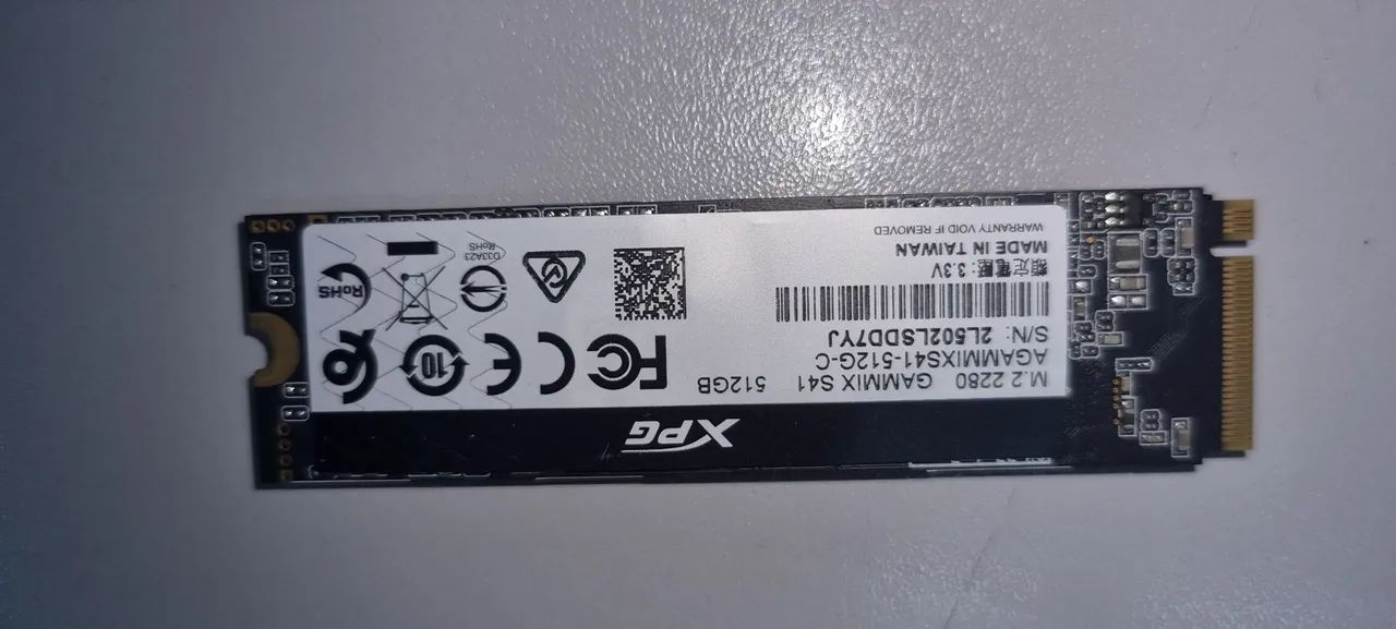 SSD NVME 512GB XPG
