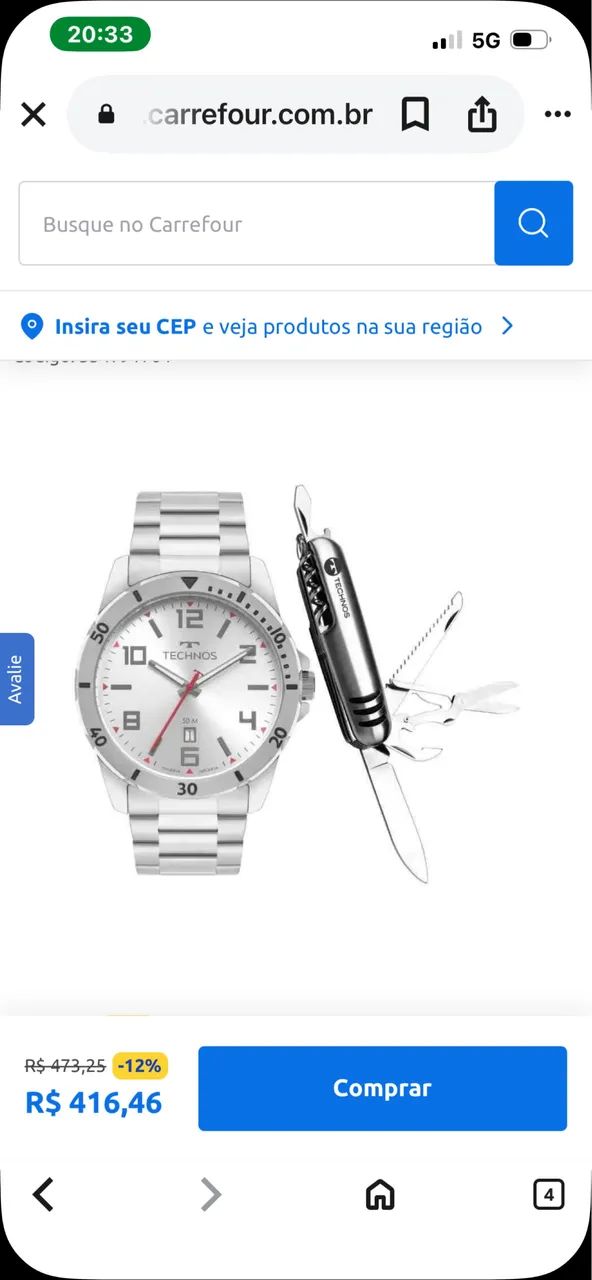 Relógio Techno  - Foto 2