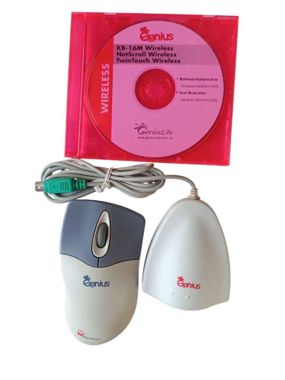 MOUSE SEM FIO GENIUS WIRELESS KB 16M PS2 K40