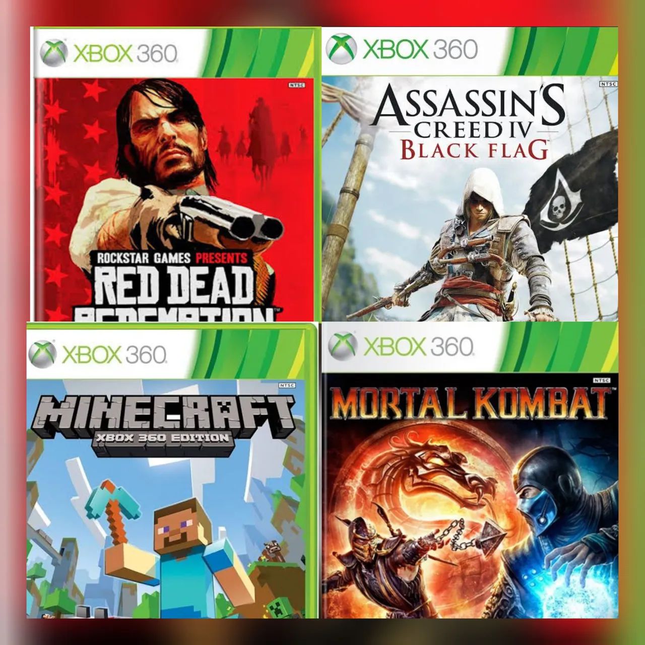 Jogos Xbox 360 combo