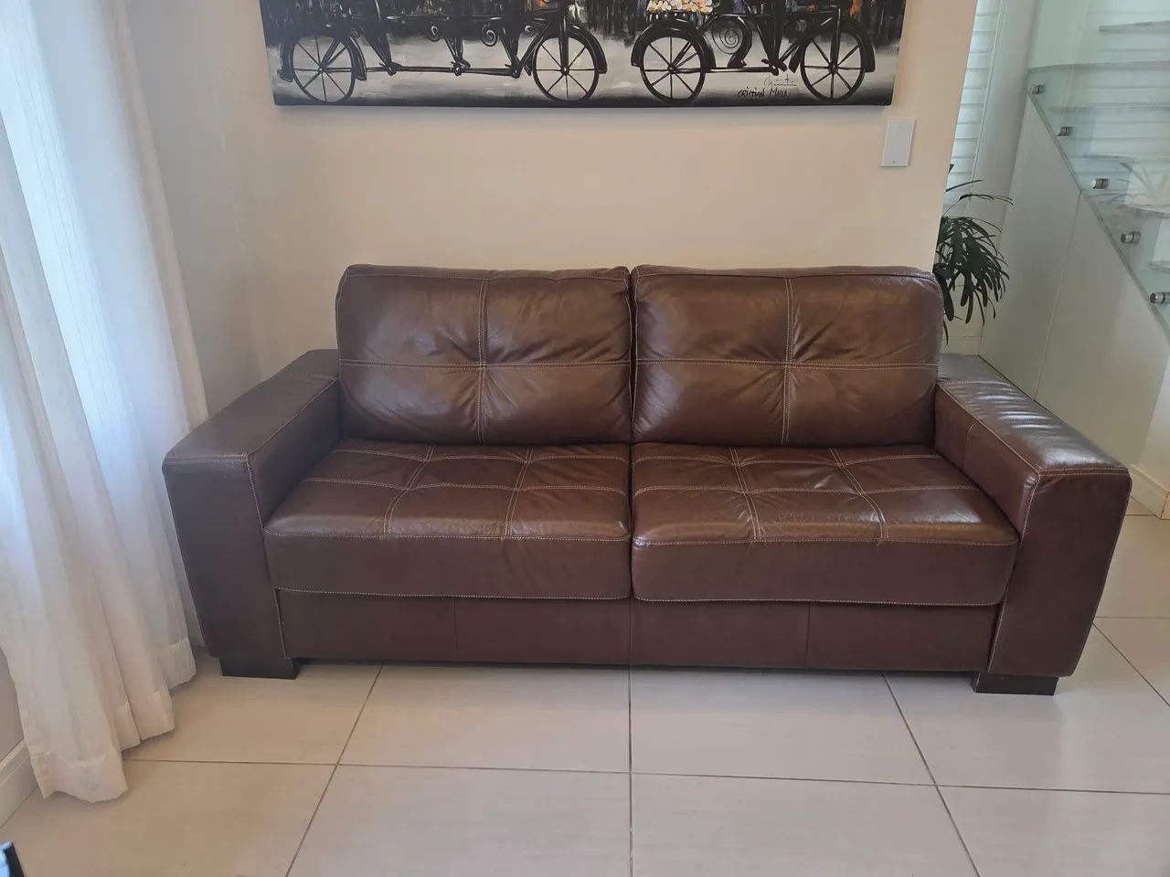 Sofá Couro - Foto 2
