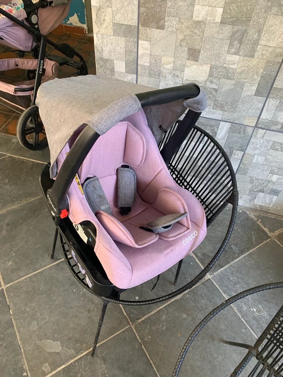 Carrinho de bebê cosco poppy duo - Foto 5