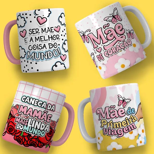 Canecas personalizadas para presentear: dia das Mães, dos Namorados, etc. - Foto 4