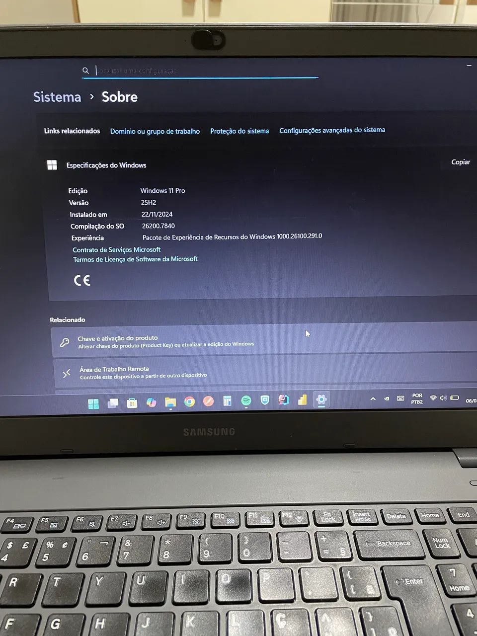 Notebook Samsung i5