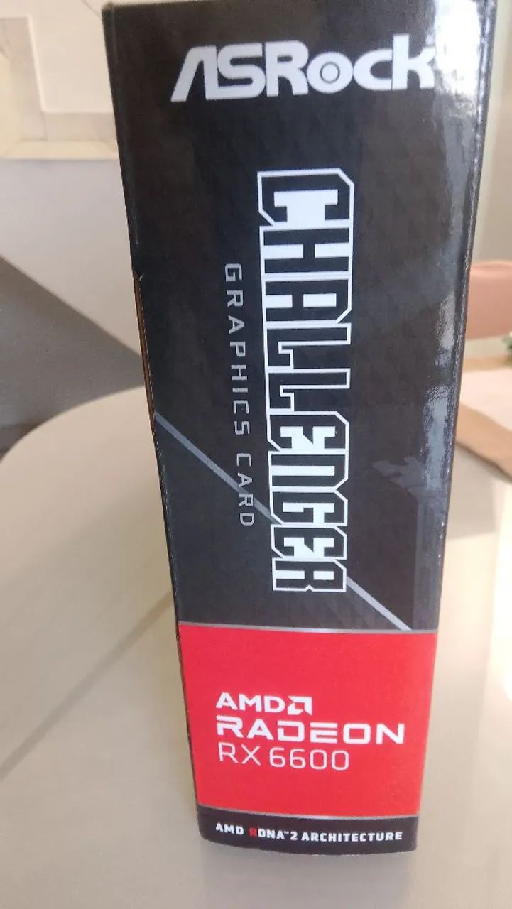 Placa AMD REDEON RX 6600 LACRADA NOVA 