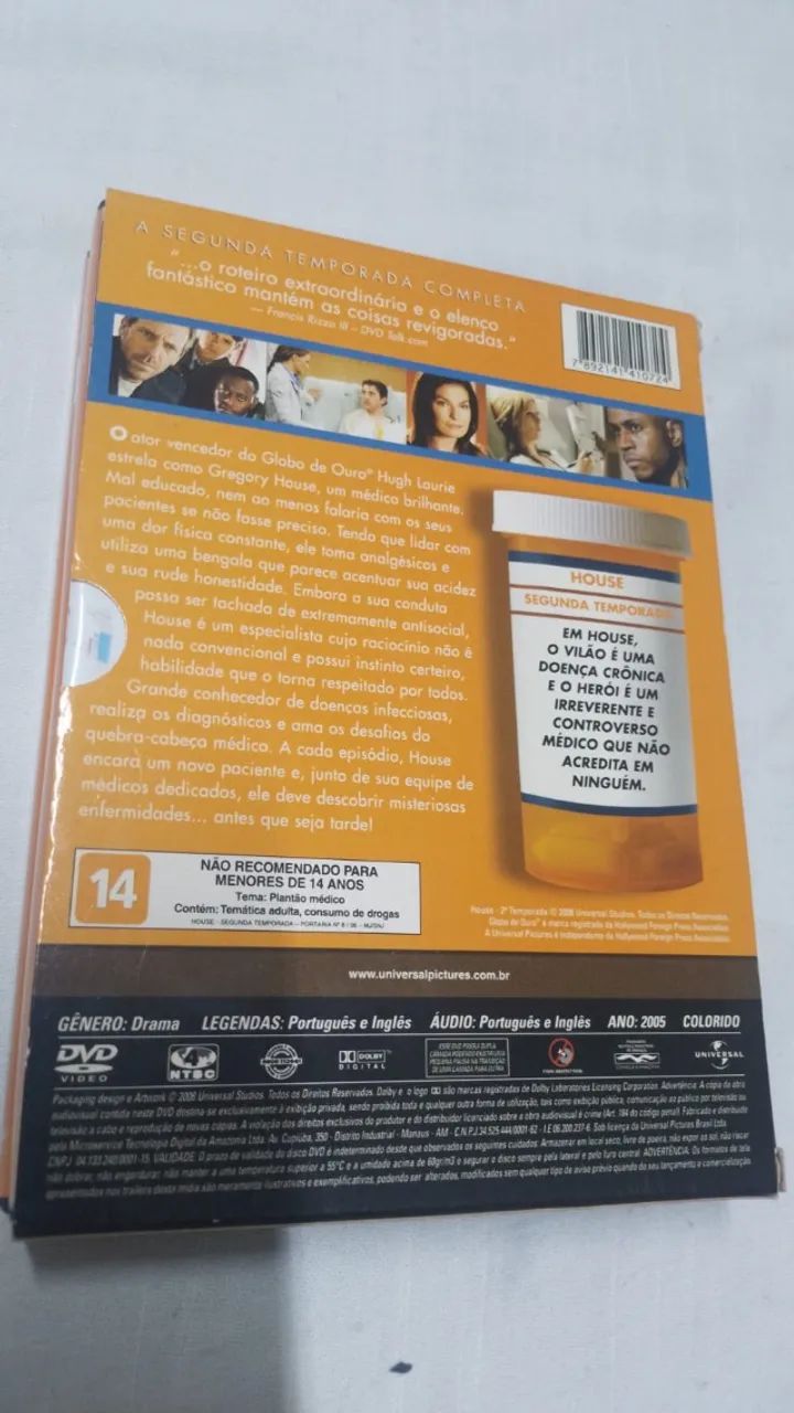 DVD Box House - Segunda Temporada - 6 Discos ( 24629 ) - Foto 3