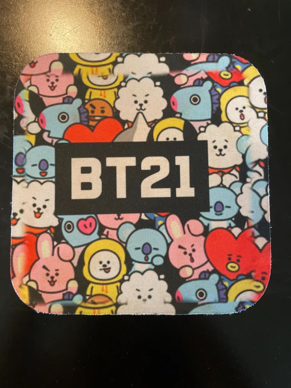 Mouse Pad BT21 BTS 18,6×19,2cm ? Usado