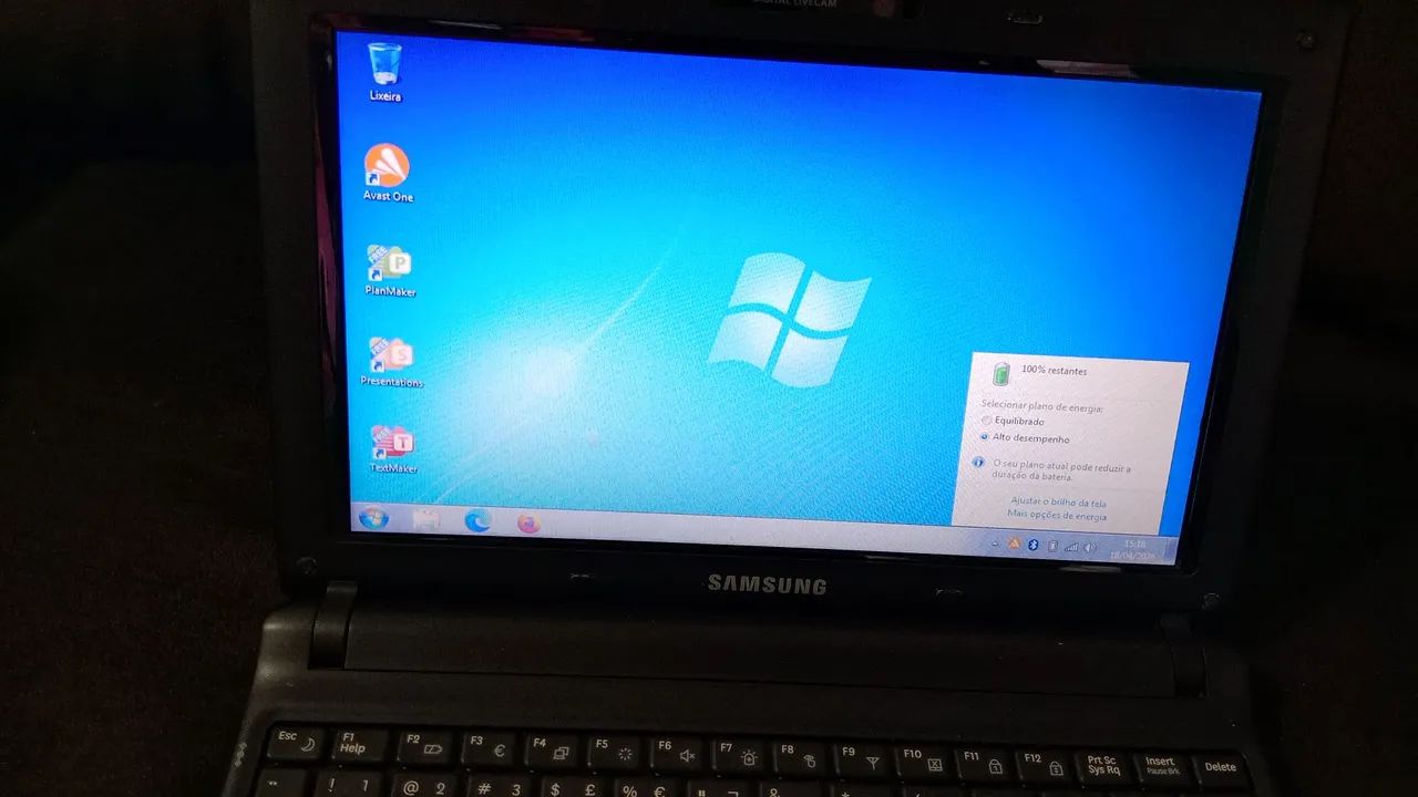 Notebook Netbook Samsung N150 Plus Preto - Foto 2