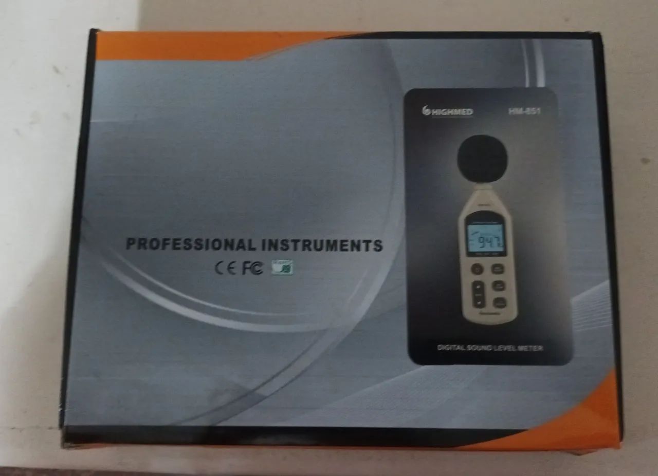 Decibelímetro Digital Highmed HM-851 com Maleta e Acessórios - Foto 3