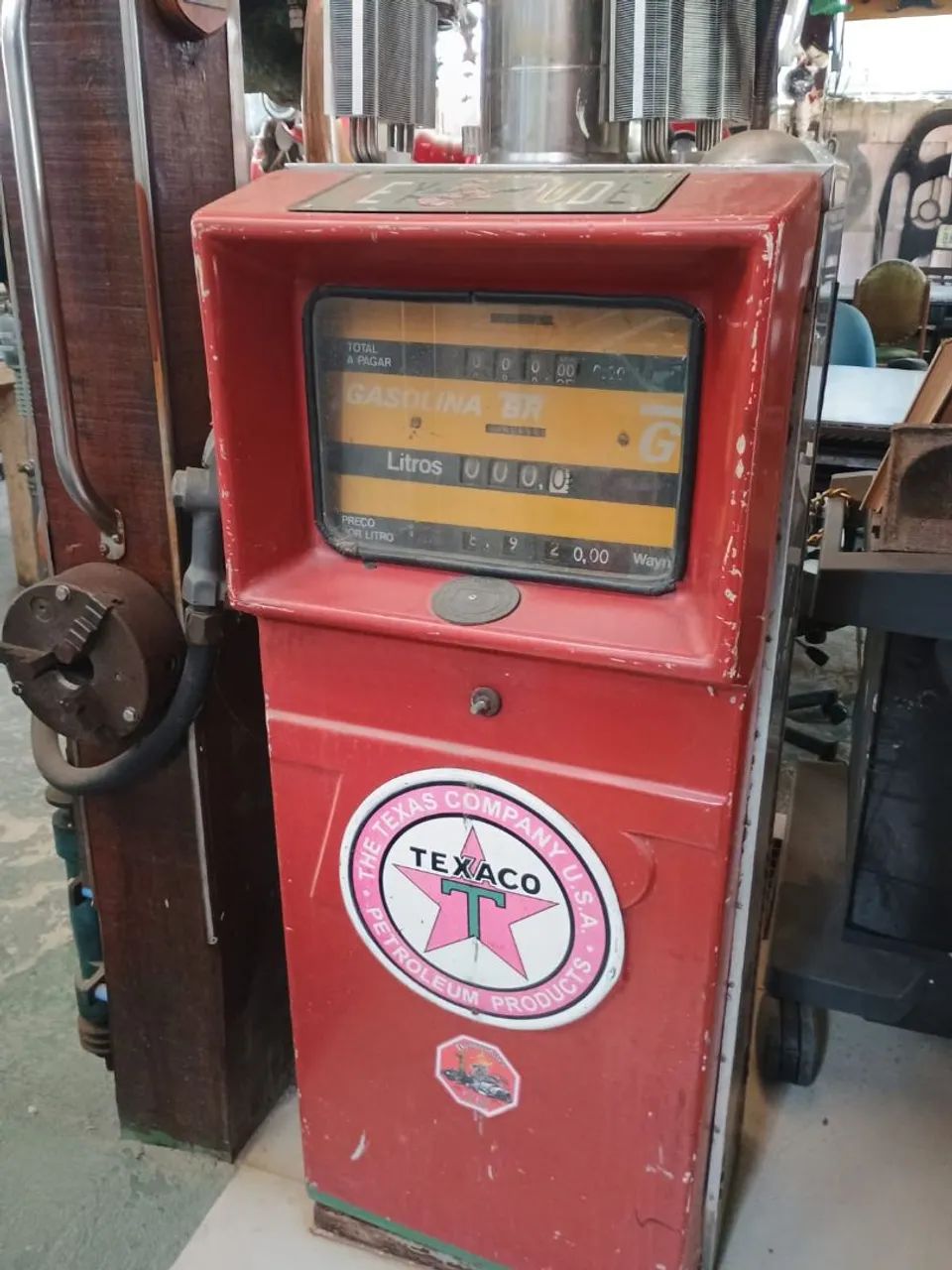 Bomba de combustível antiga Texaco