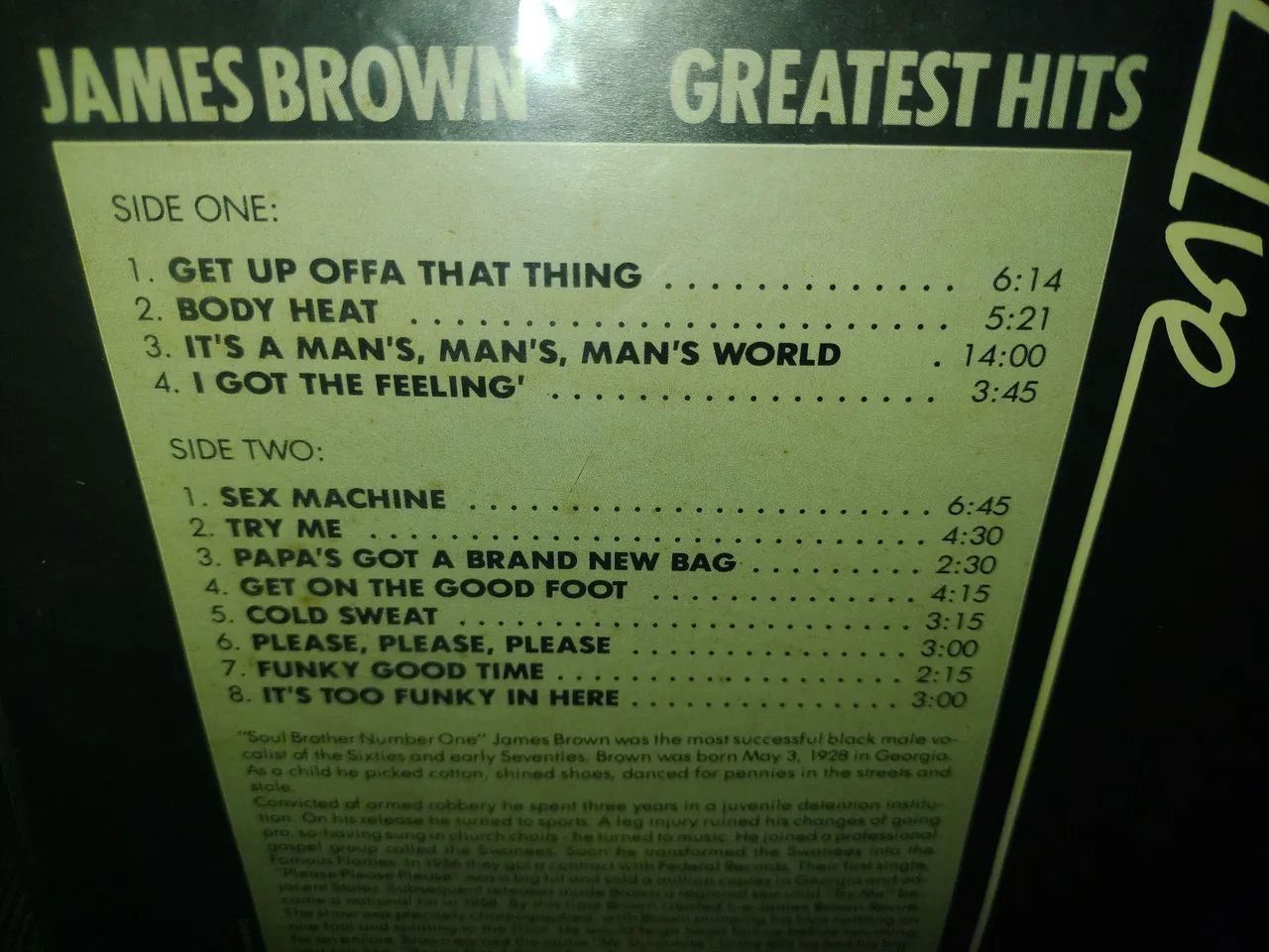 Lp disco de vinil James Brown, bom estado. - Foto 5