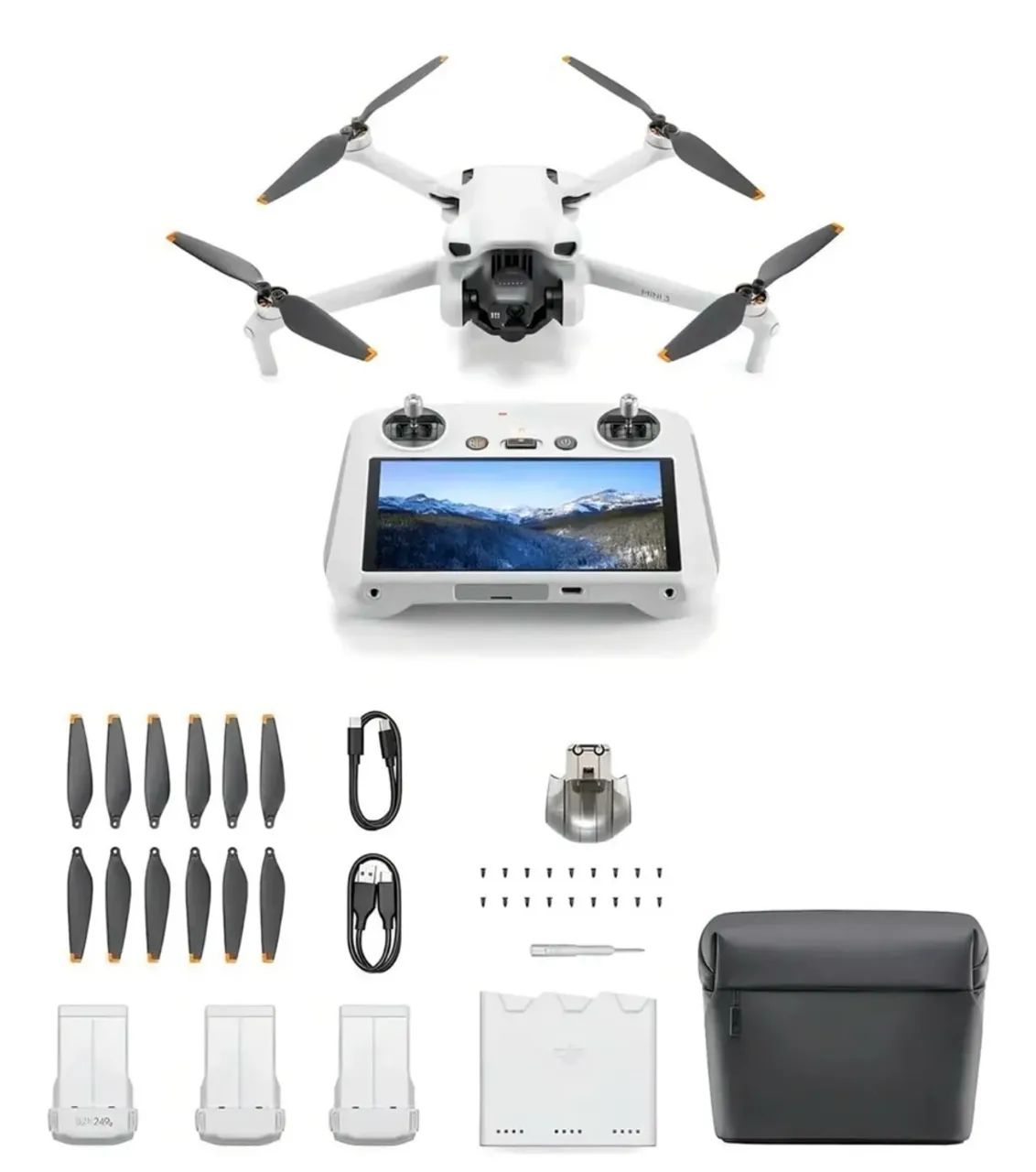 Dji Mini 3 - Fly More Combo (Com Tela) LACRADO! - Foto 2
