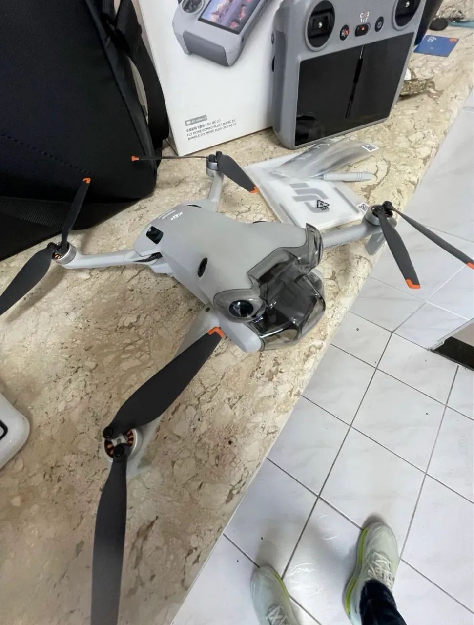 Drone Dji mini 4 pro, Combo com tela 