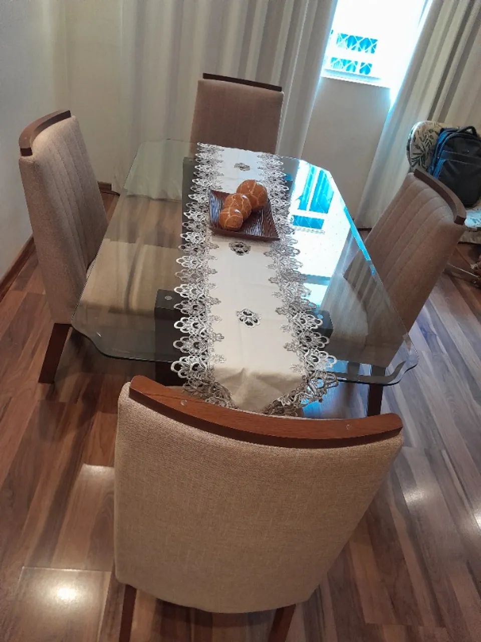 Mesa de jantar para 6 cadeiras  - Foto 4