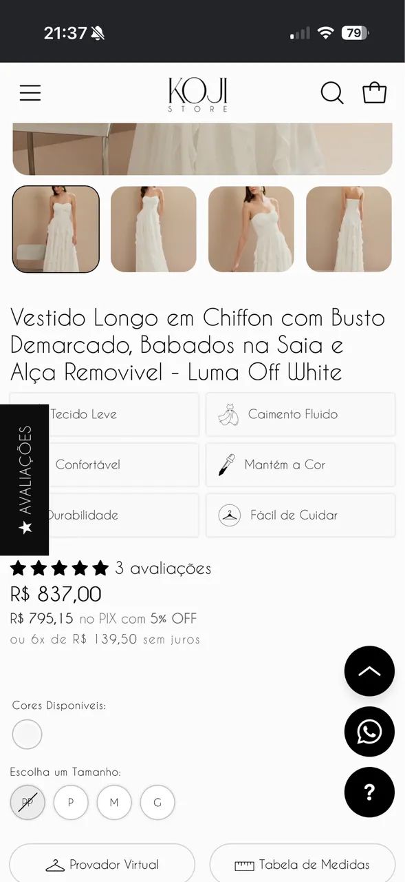 Vestido Branco Noiva - Foto 5